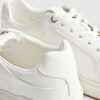 White Cup Sole Trainers