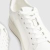 White Cup Sole Trainers