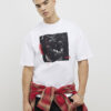 White Dog Print T-Shirt