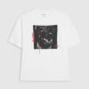 White Dog Print T-Shirt