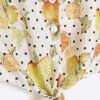 White Fruit Polka Dot Print Beach Shirt