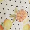 White Fruit Print Beach Trousers