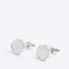 White Inlay Cufflinks