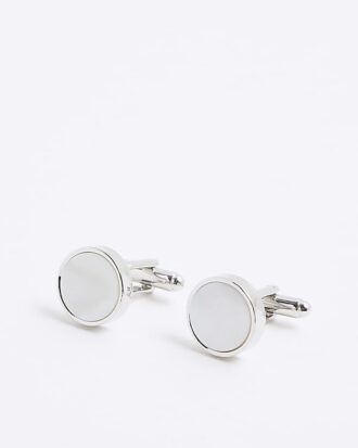 White Inlay Cufflinks