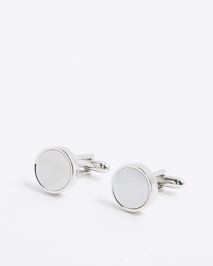 White Inlay Cufflinks
