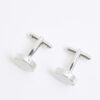 White Inlay Cufflinks