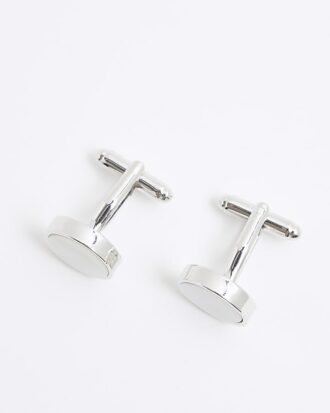 White Inlay Cufflinks