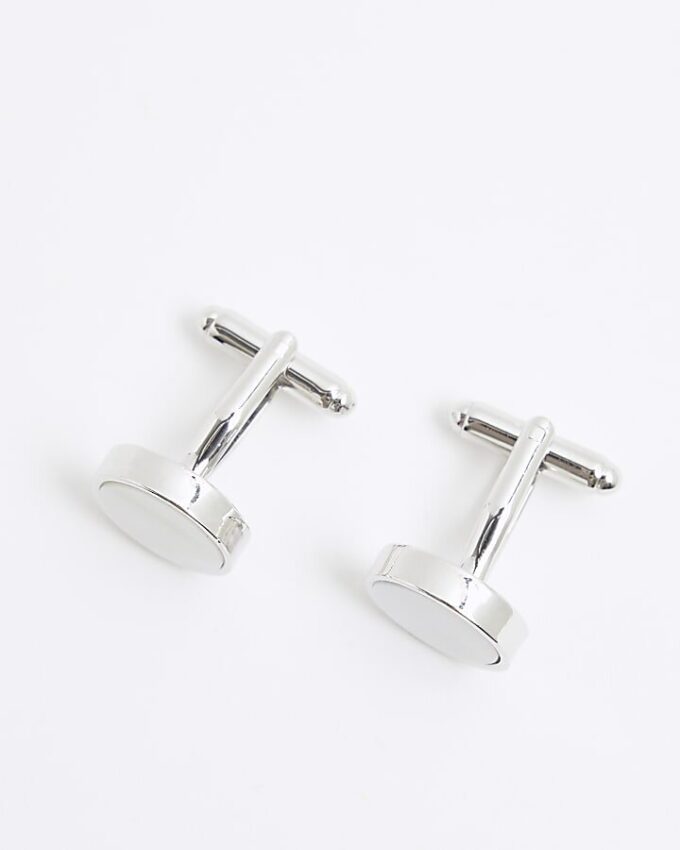 White Inlay Cufflinks