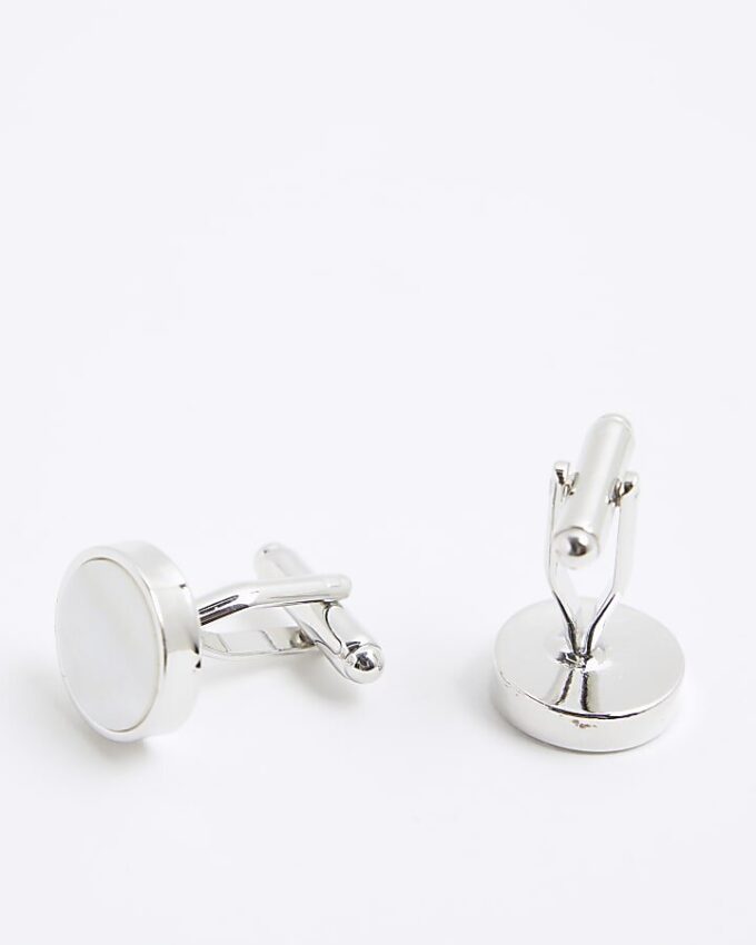 White Inlay Cufflinks