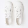 White Lace Up Trainers