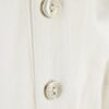 White Linen Blend Shirt