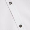 White Long Sleeve Textured Muscle Fit Shirt
