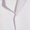 White Muscle Fit Ring Snap Shirt