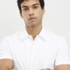 White Muscle Fit Shirt