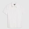 White Muscle Fit Shirt