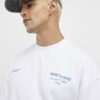 White Oversized Fit Sanctuaire T-Shirt