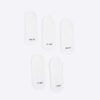 White Pack Of 5 Liner Socks