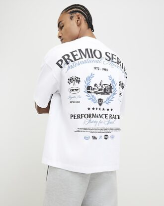 White Premio Series Racing T-Shirt