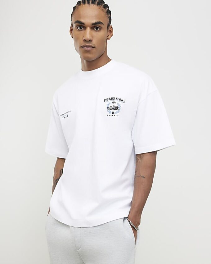 White Premio Series Racing T-Shirt