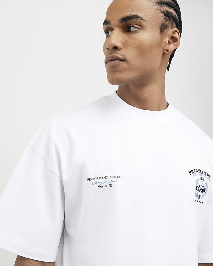 White Premio Series Racing T-Shirt