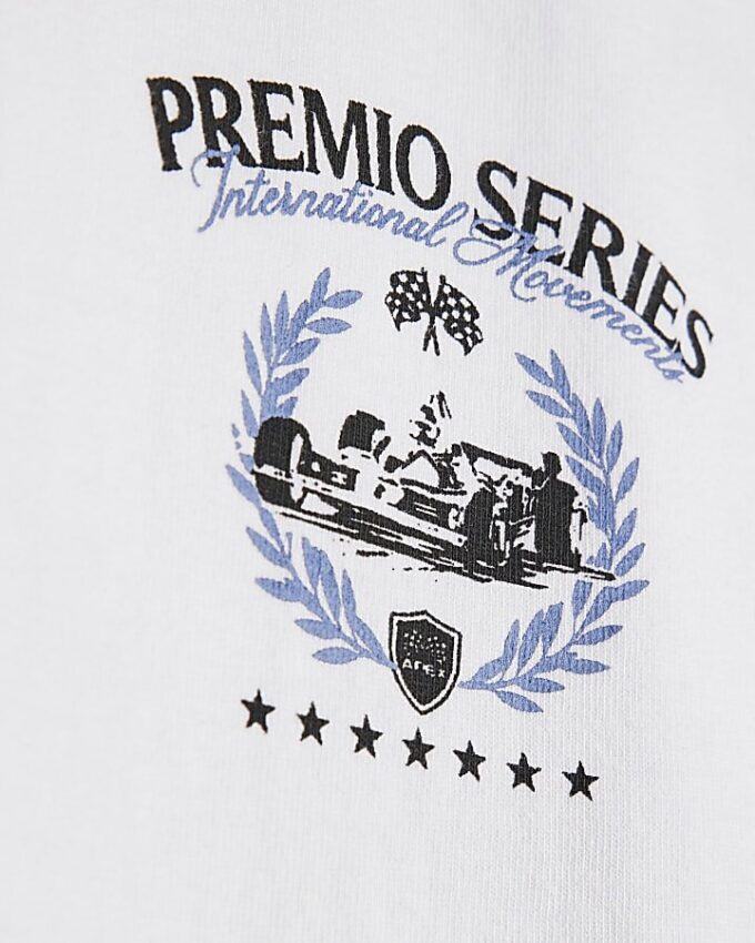 White Premio Series Racing T-Shirt