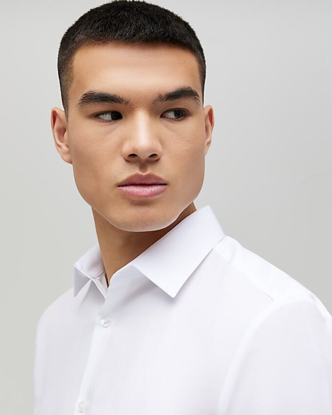 White Premium Long Sleeve Formal Shirt