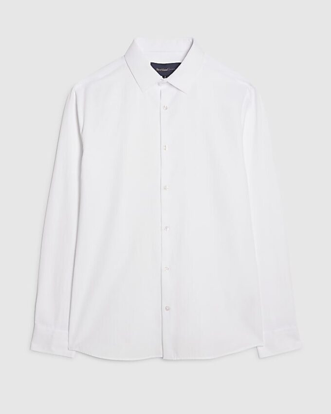 White Premium Long Sleeve Formal Shirt