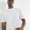 White Regular Fit Embroidered T-Shirt