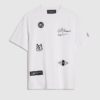 White Regular Fit MCMXII Multi Badge T-Shirt