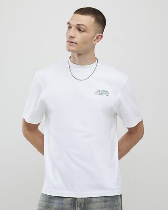 White Regular Fit Montprix Truck T-Shirt