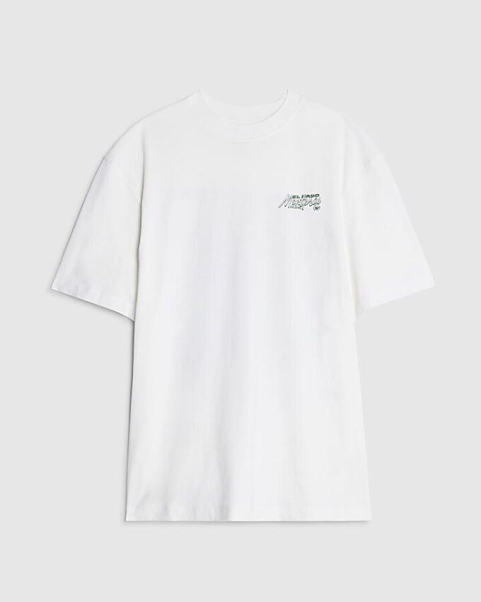 White Regular Fit Montprix Truck T-Shirt