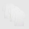 White Regular Fit Pack Of 3 T-Shirts