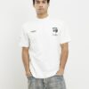 White Regular Fit Penrose Crest T-shirt