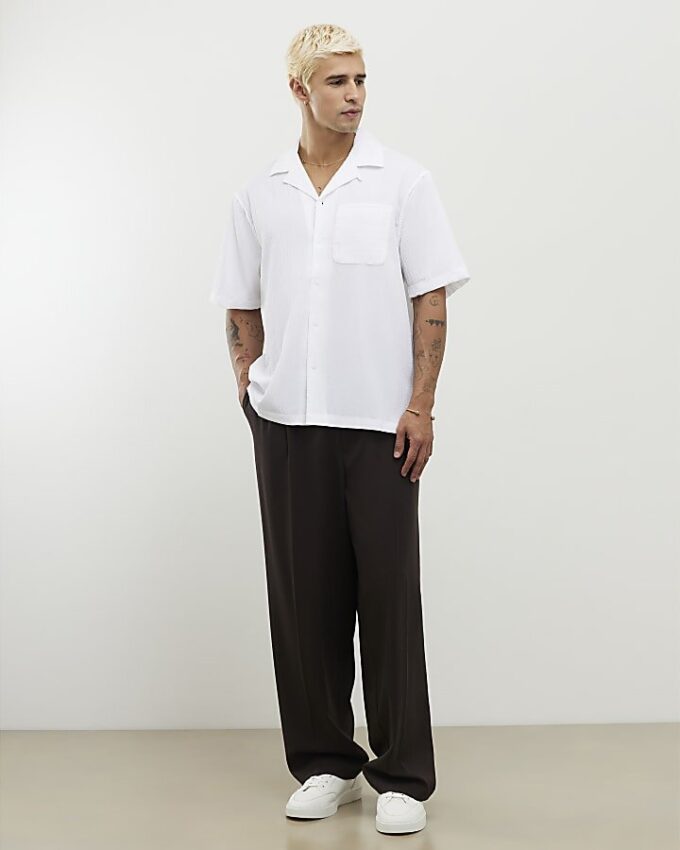 White Regular Fit Shirt