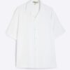 White Regular Fit Textured Shirt