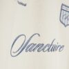 White Regular Fit Tipped Crest T-Shirt