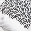 White RI Monogram Pack Of 7 Socks