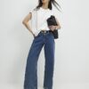 White Short Sleeve Loose Fit Top