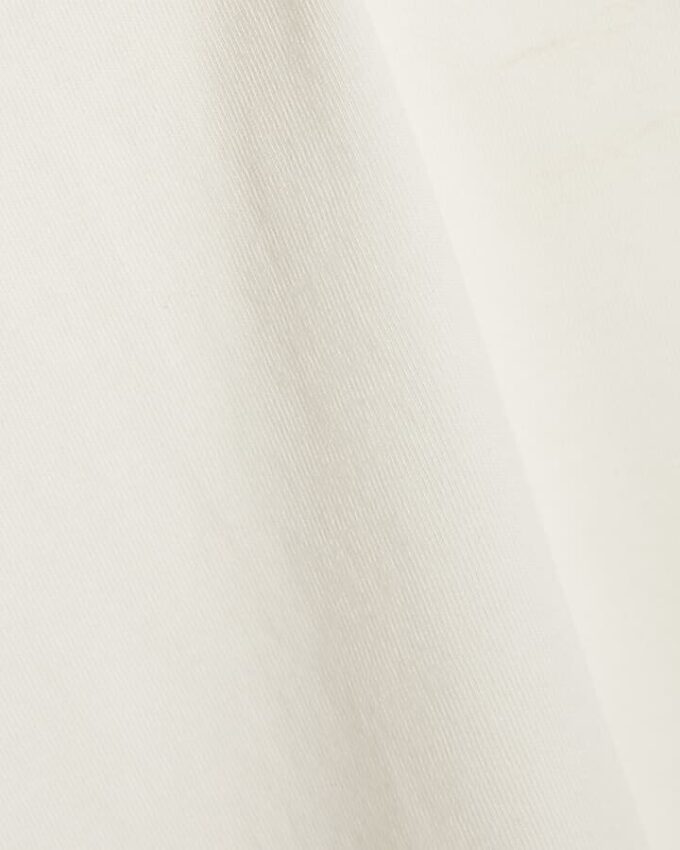 White Short Sleeve Loose Fit Top