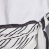 White Short Sleeve Scarf Mix T-Shirt
