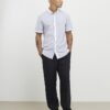 White Slim Fit Check Shirt