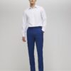 White Slim Fit Contrast Trim Shirt