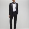 White Slim Fit Pique Formal Shirt