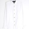 White Slim Fit Pique Formal Shirt