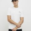White Slim Fit Textured Ame Saint T-Shirt