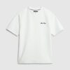 White Slim Fit Textured Ame Saint T-Shirt