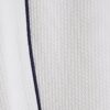 White Slim Fit Textured Tipped Shorts