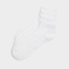 White zig zag socks multipack