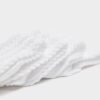 White zig zag socks multipack