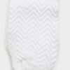 White zig zag socks multipack